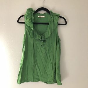 Green blouse tank